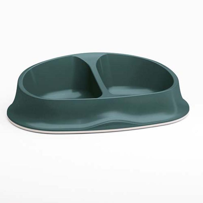 Stefanplast Protiskluzová dvojmiska Chic tmavě zelená 2x0