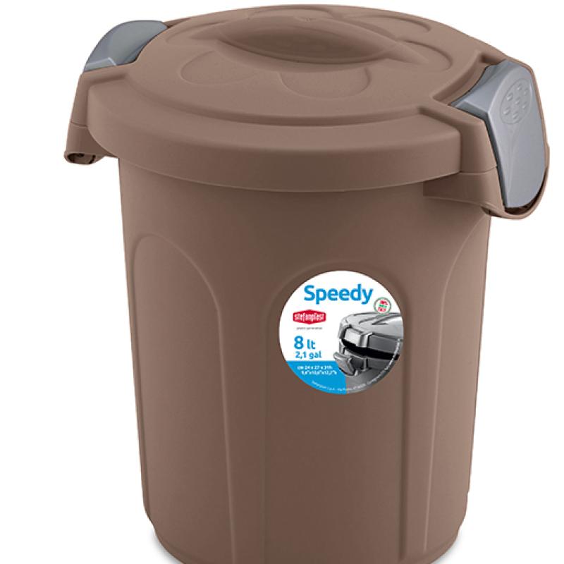 Stefanplast Speedy Kontejner na 3 kg/8l granulí 24x27x31cm hnědý Stefanplast
