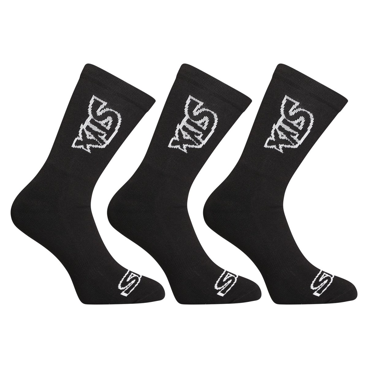 Styx 3PACK ponožky vysoké černé (3HV960) S Styx