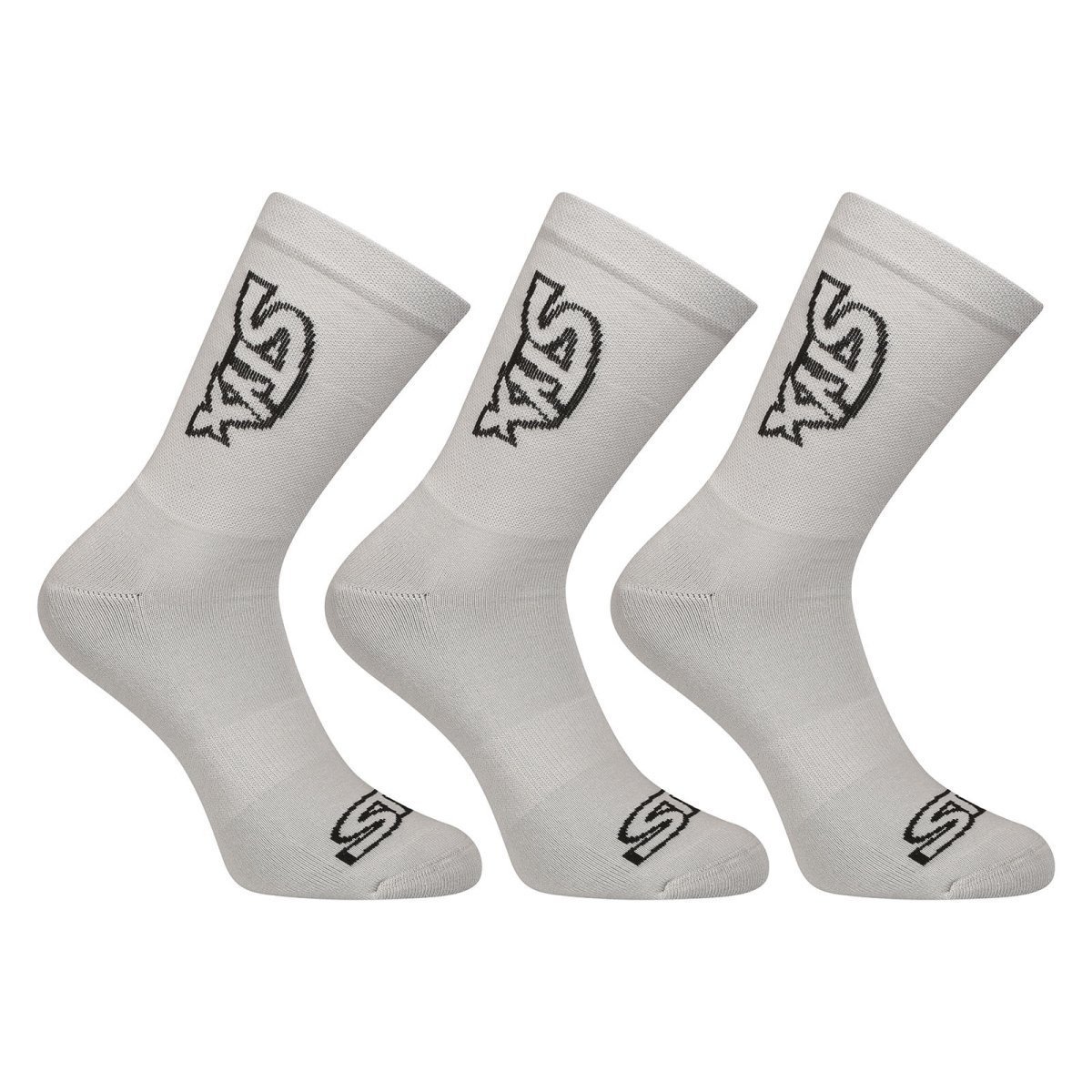 Styx 3PACK ponožky vysoké šedé (3HV1062) L Styx