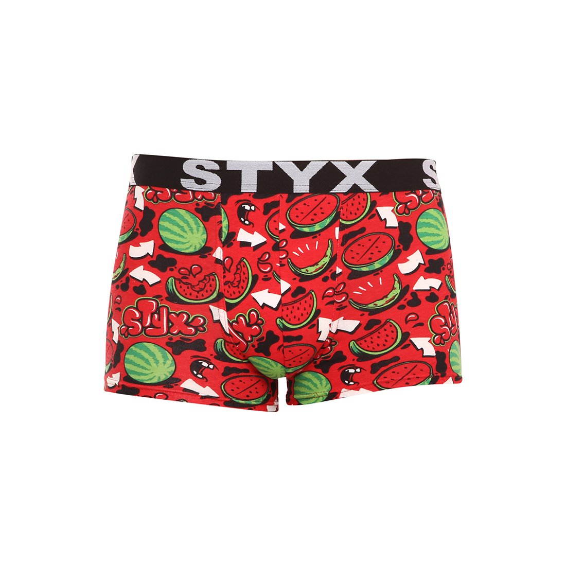 Styx Pánské boxerky art sportovní guma melouny (G1459) M Styx