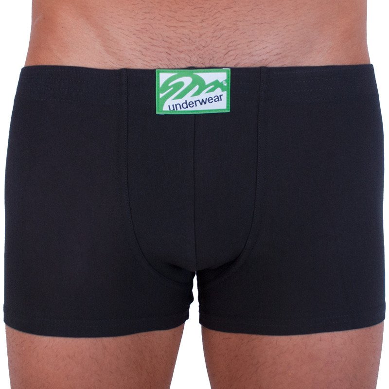 Styx Pánské boxerky klasická guma černé (Q962) S Styx