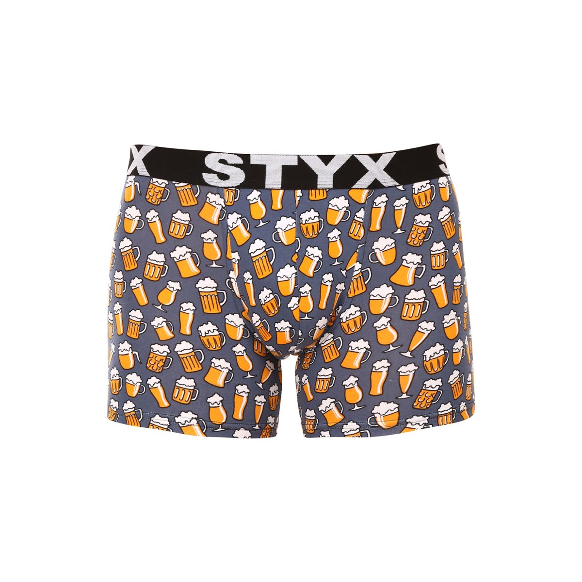 Styx Pánské boxerky long art sportovní guma pivo (U1357) S Styx