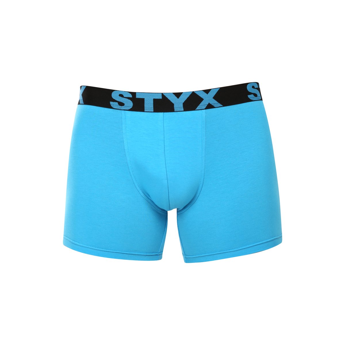 Styx Pánské boxerky long sportovní guma světle modré (U1169) XL Styx