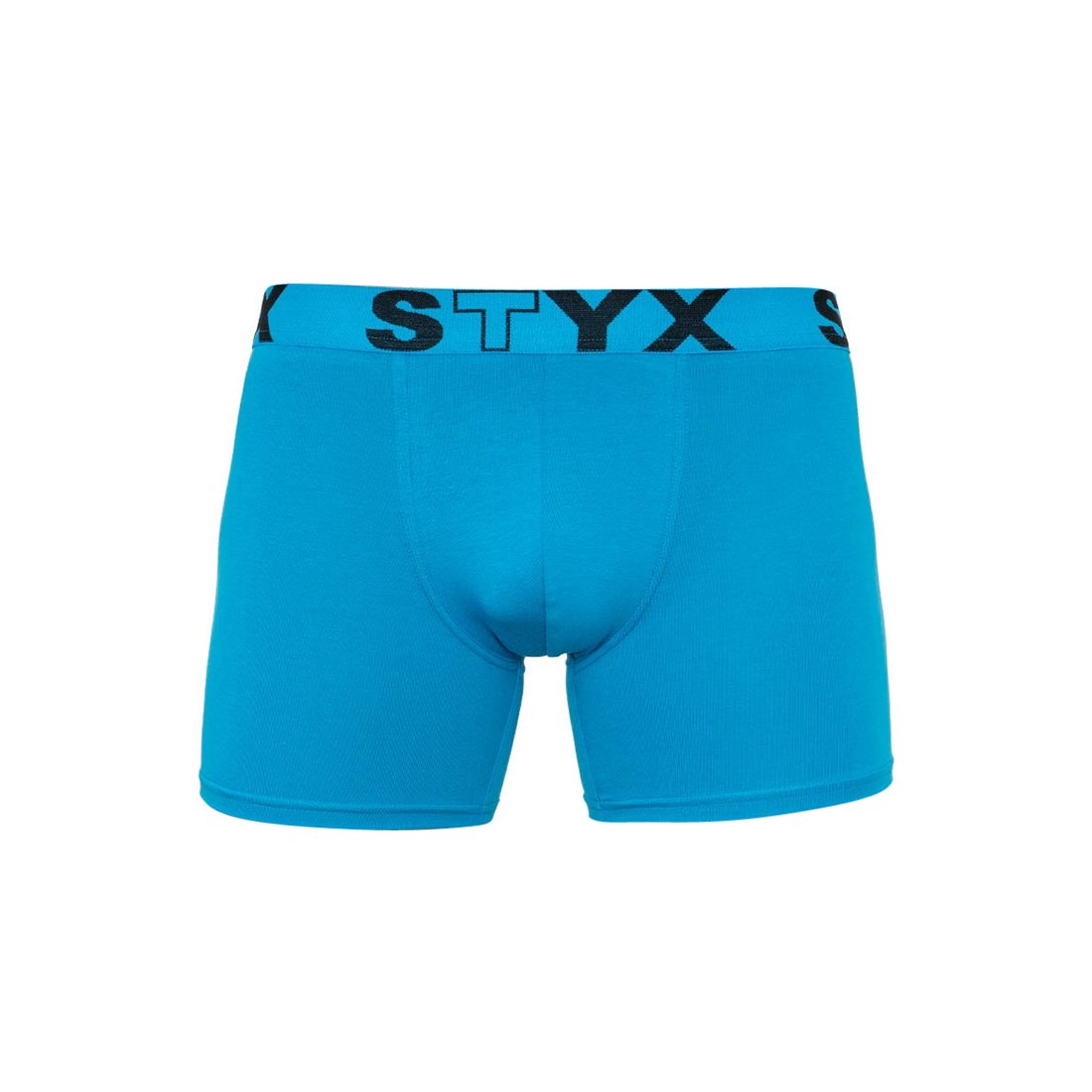 Styx Pánské boxerky long sportovní guma světle modré (U969) L Styx