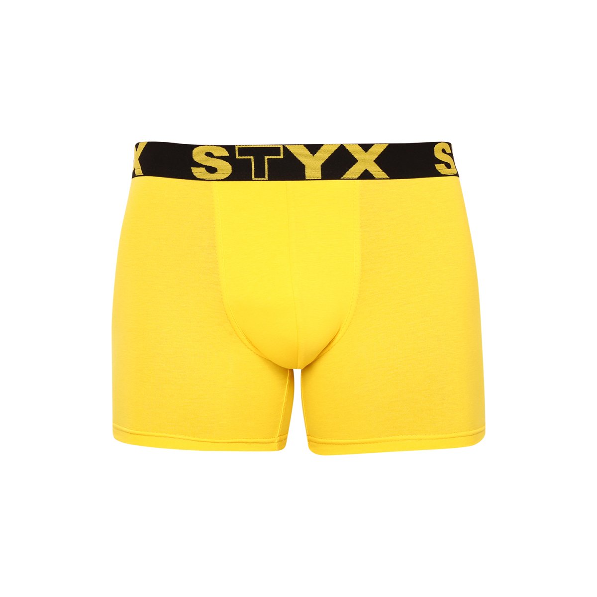 Styx Pánské boxerky long sportovní guma žluté (U1068) XXL Styx