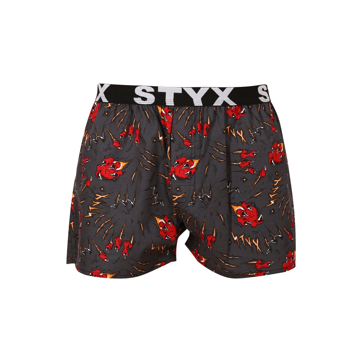 Styx Pánské trenky art sportovní guma drápy (B1552) XL Styx