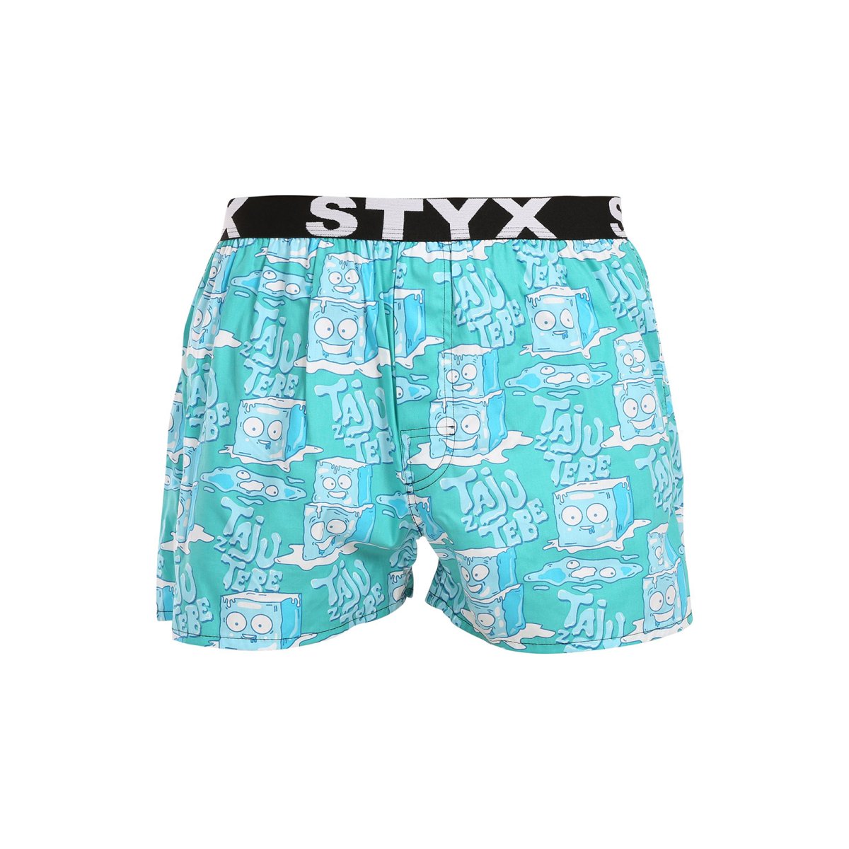 Styx Pánské trenky art sportovní guma ledové kostky (B1657) M Styx