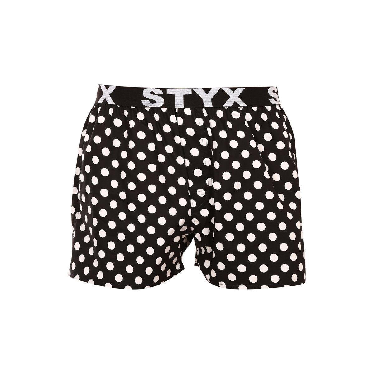 Styx Pánské trenky art sportovní guma puntíky (B1650) XL Styx