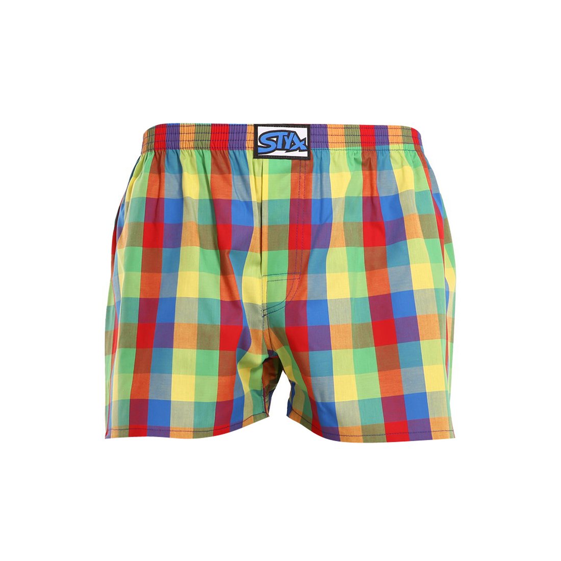 Styx Pánské trenky klasická guma vícebarevné (A925) XL Styx