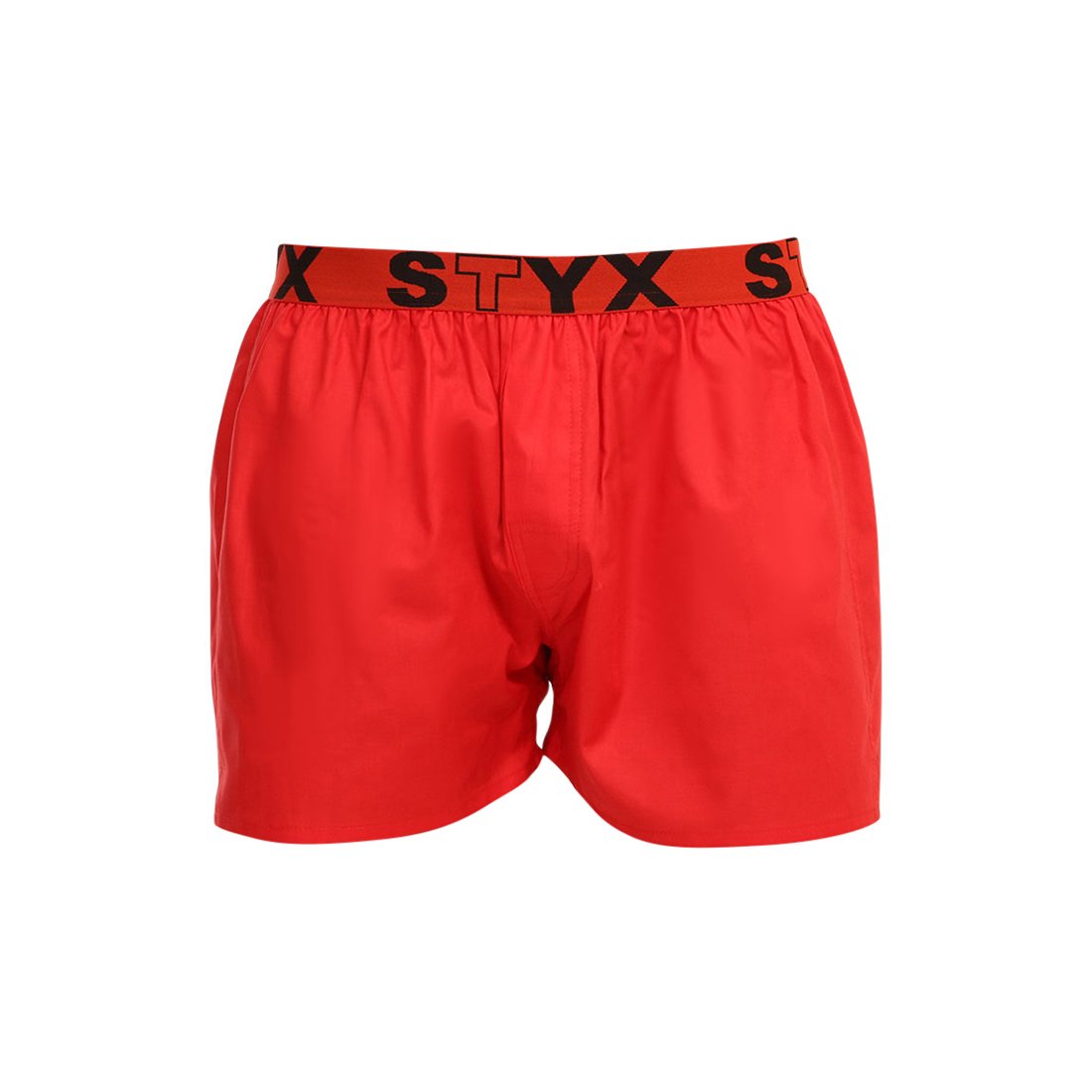 Styx Pánské trenky sportovní guma červené (B1064) XL Styx