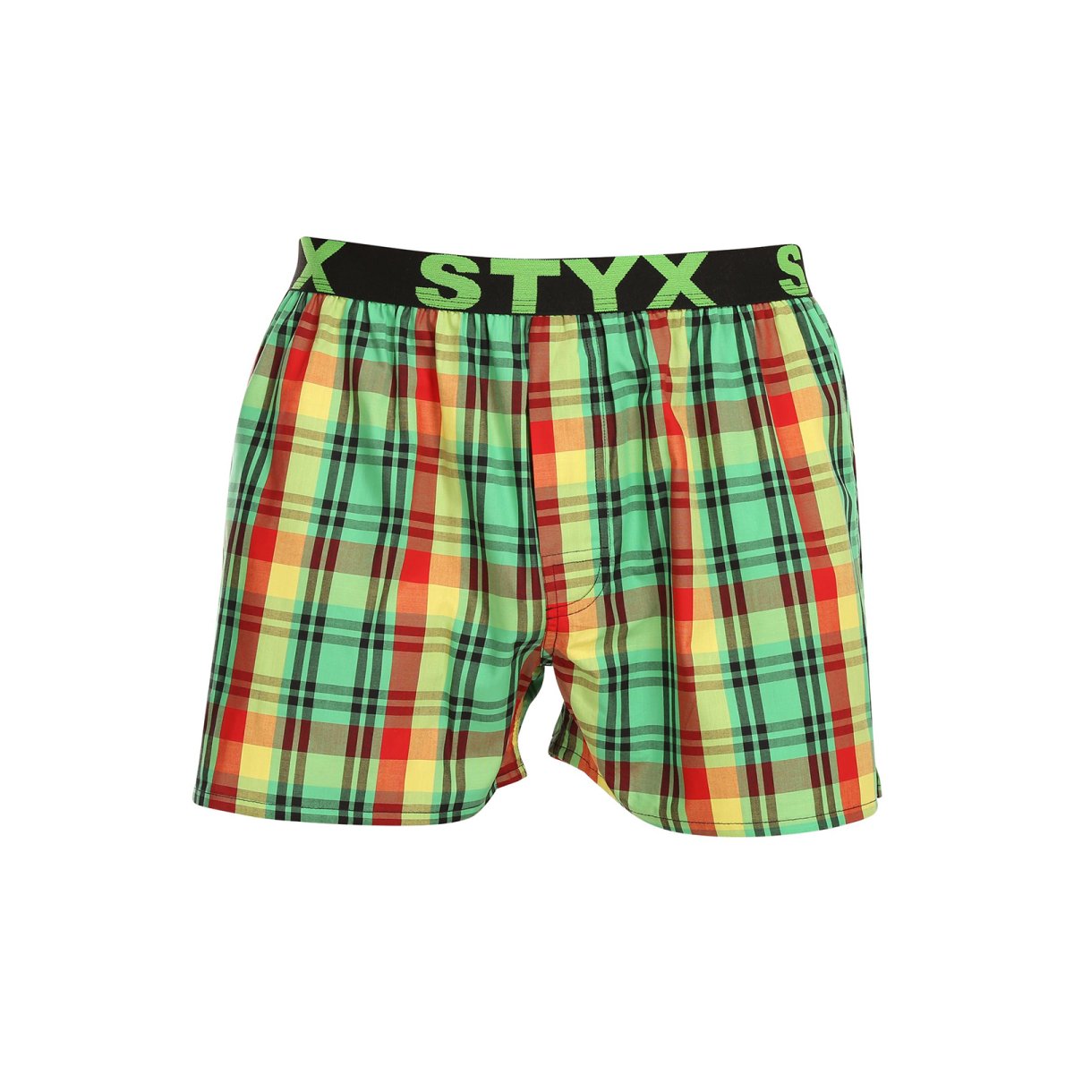 Styx Pánské trenky sportovní guma vícebarevné (B1018) L Styx