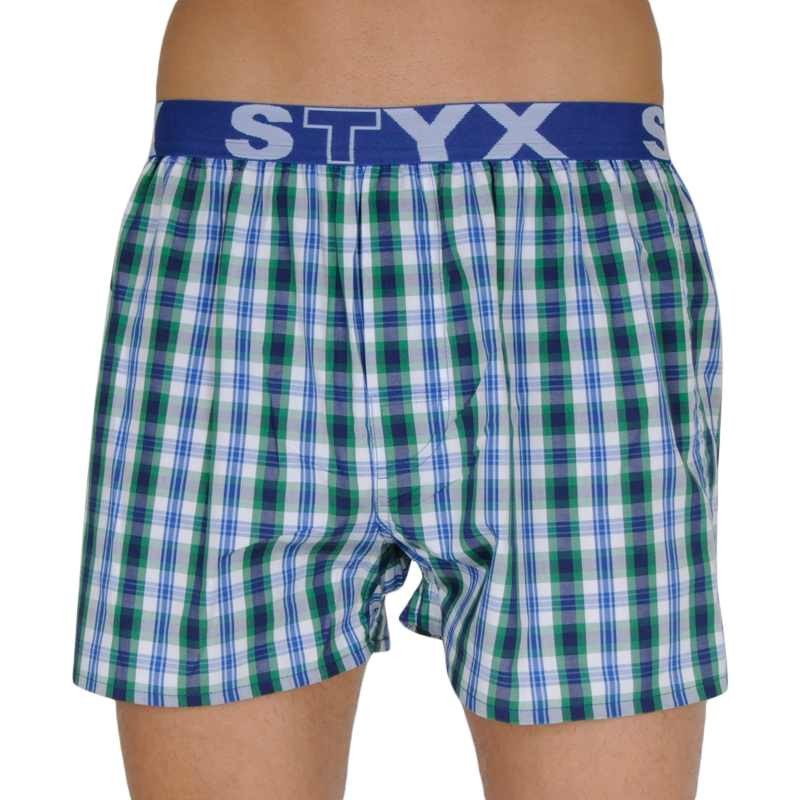 Styx Pánské trenky sportovní guma vícebarevné (B103) S Styx
