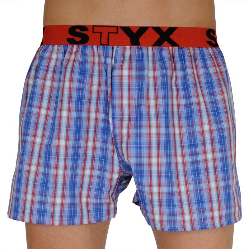 Styx Pánské trenky sportovní guma vícebarevné (B110) XL Styx