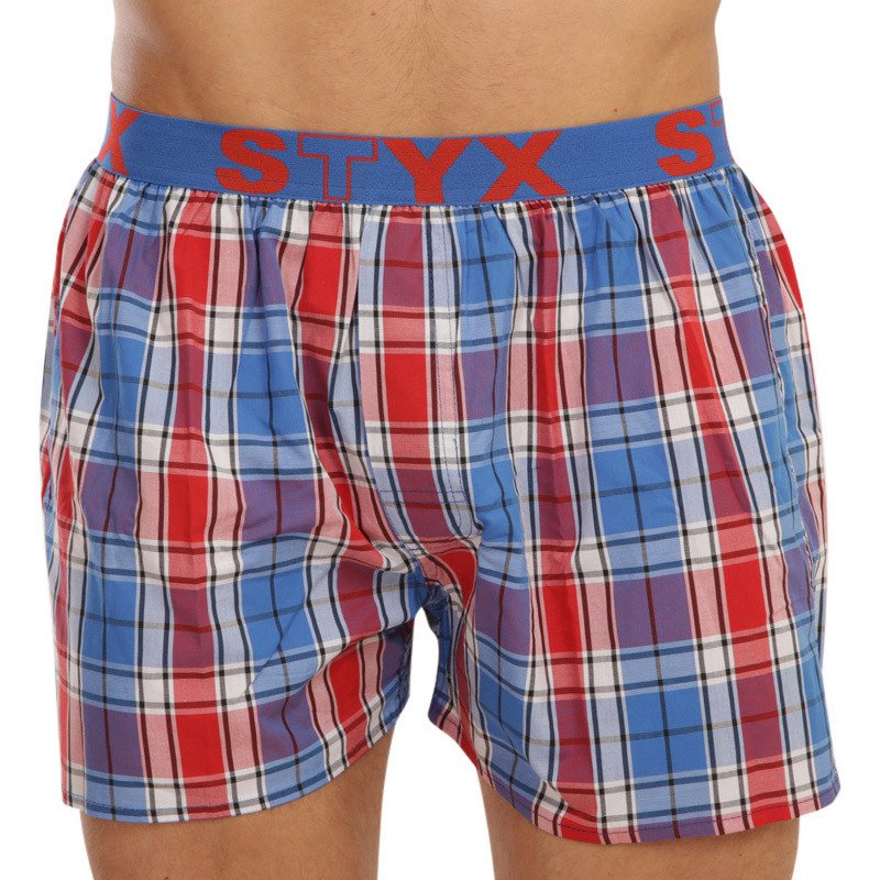 Styx Pánské trenky sportovní guma vícebarevné (B908) M Styx