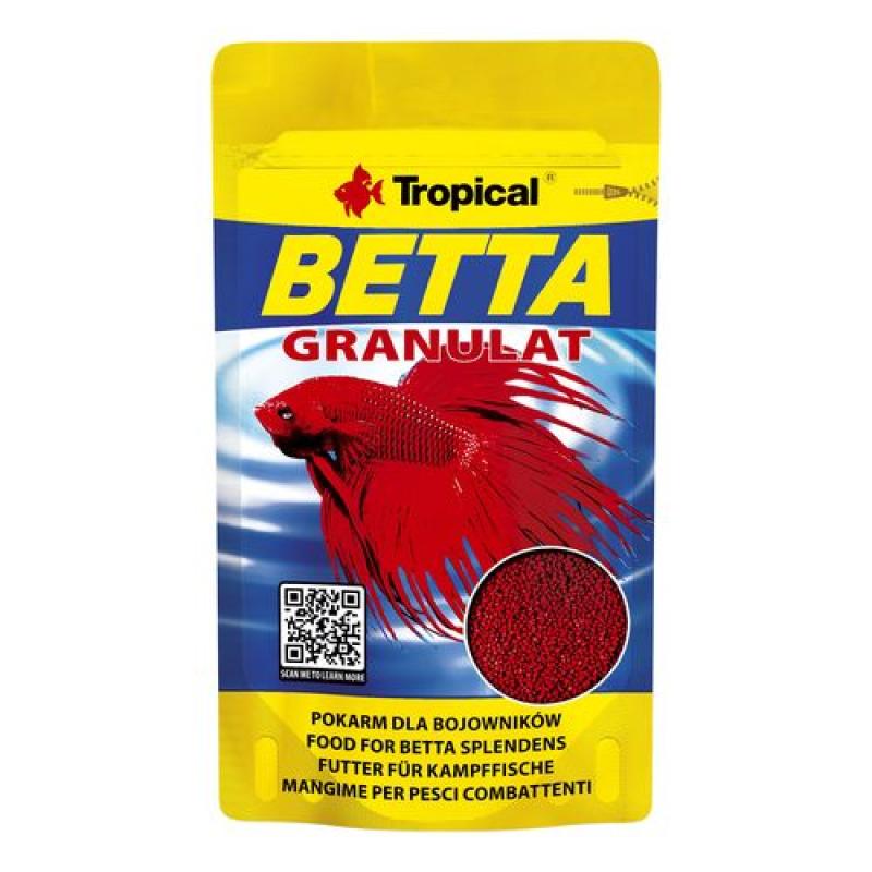 Tropical Betta Granulat 10g základní granulované krmivo pro bojovnice a labyrintové r Tropical