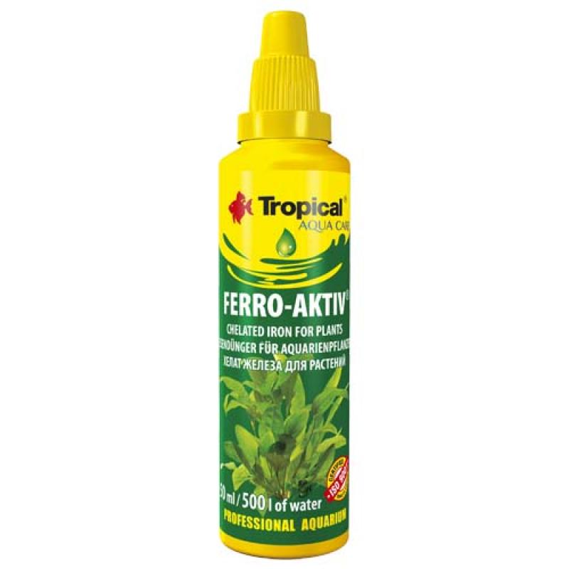 Tropical Ferro-Aktiv 50ml na 500l doplňkové hnojivo pro akvarijní rostliny Tropical
