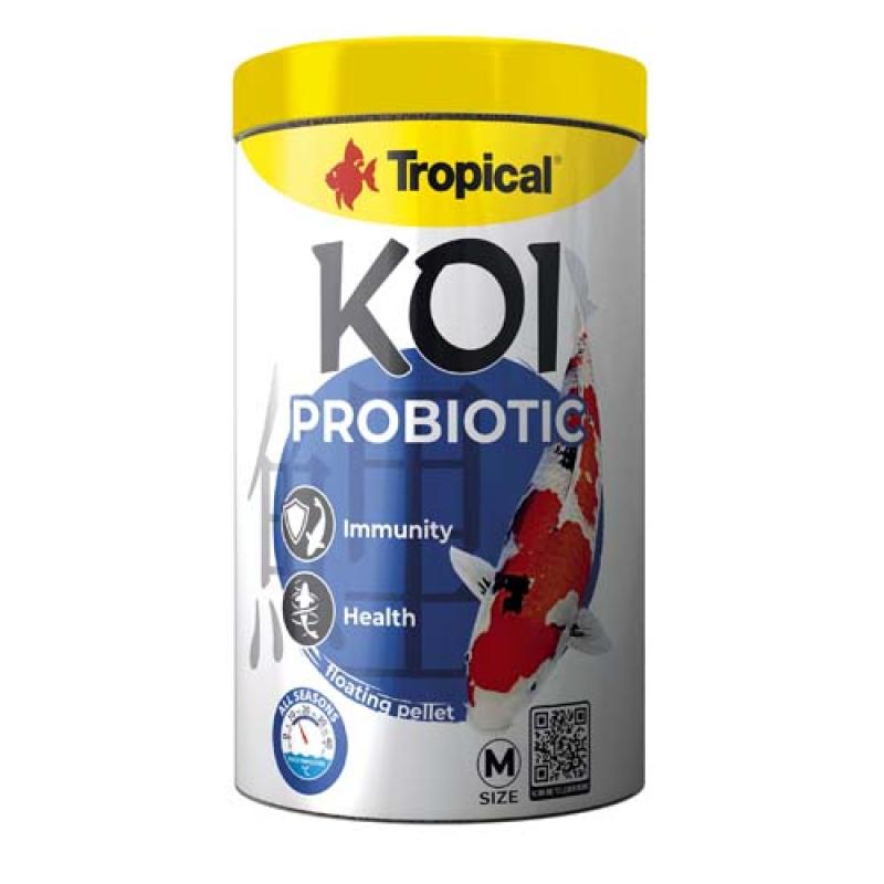 Tropical KOI PROBIOTIC PELLET SIZE M 1l/320g plovoucí krmivo s probiotiky pro jezírkov? Tropical