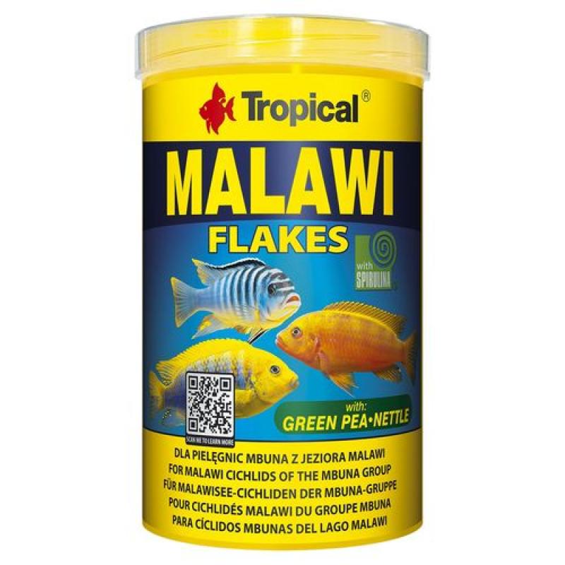 Tropical Malawi 1000ml/200g vícesložkové krmivo pro cichlidy z jezera Malawi Tropical