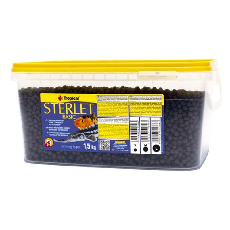 Tropical Sterlet Basic M 3l/1500g krmivo pro jesetery Tropical