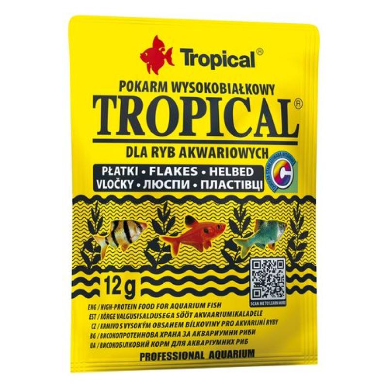 Tropical Tropical 12g vysokoproteinové krmivo pro akvarijní ryby Tropical