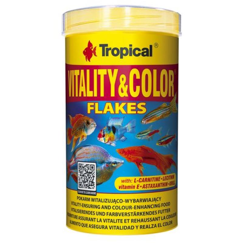 Tropical Vitality&Color 500ml/100g vločkové krmivo s vyfarbujúcim a vitalizujícím ú Tropical
