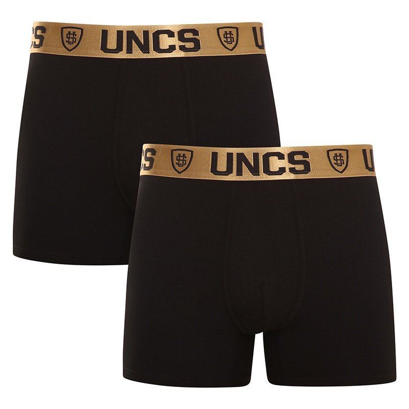 UNCS 2PACK pánské boxerky Goldman nadrozměr (20Z067PSPP) 3XL UNCS