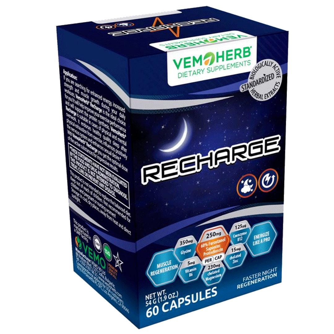 VemoHerb Recharge - 60 kapslí VemoHerb