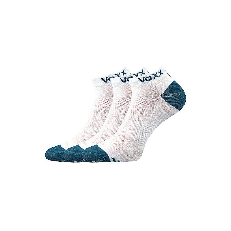VoXX 3PACK ponožky bambusové bílé (Bojar) S VoXX