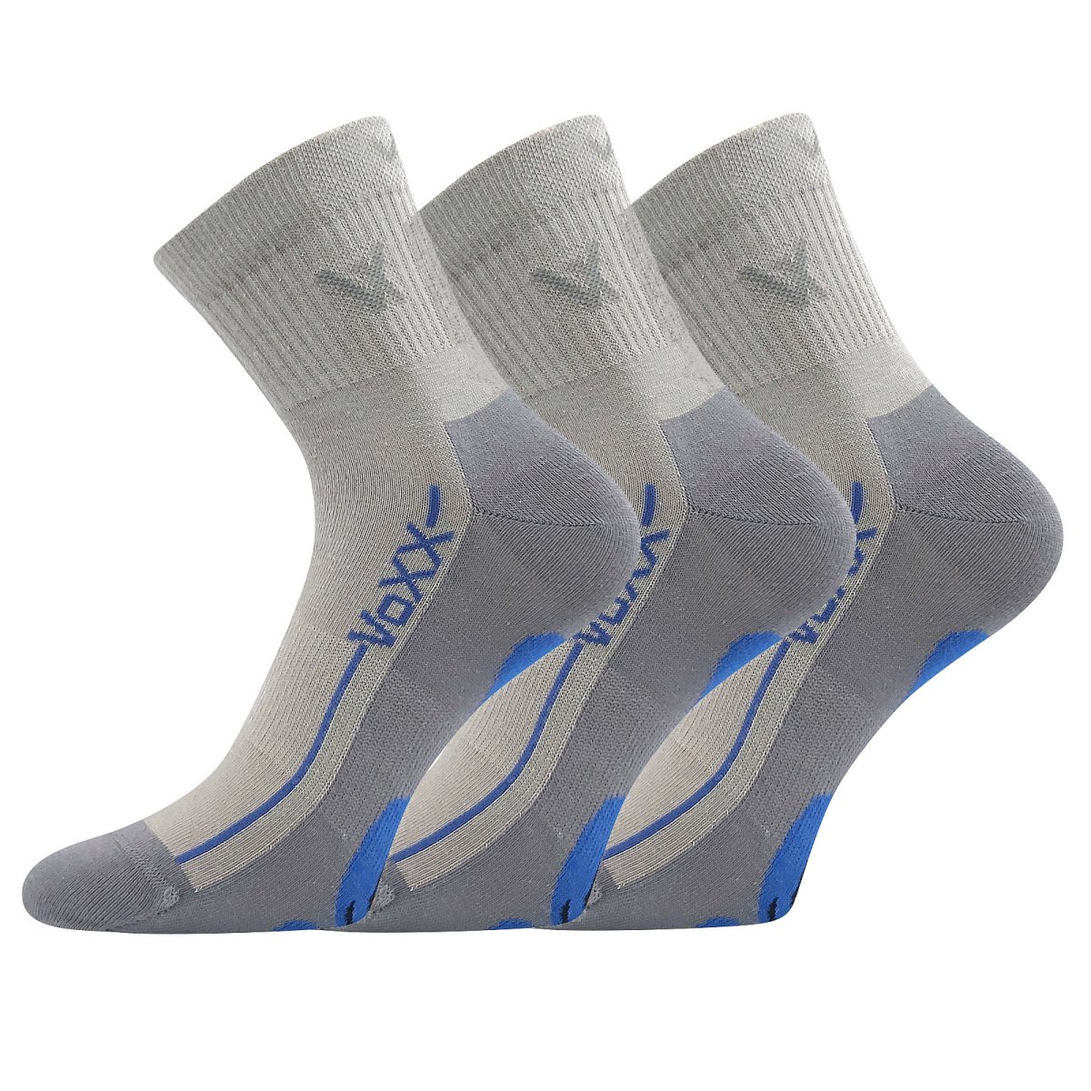 VoXX 3PACK ponožky šedé (Barefootan-grey) S VoXX