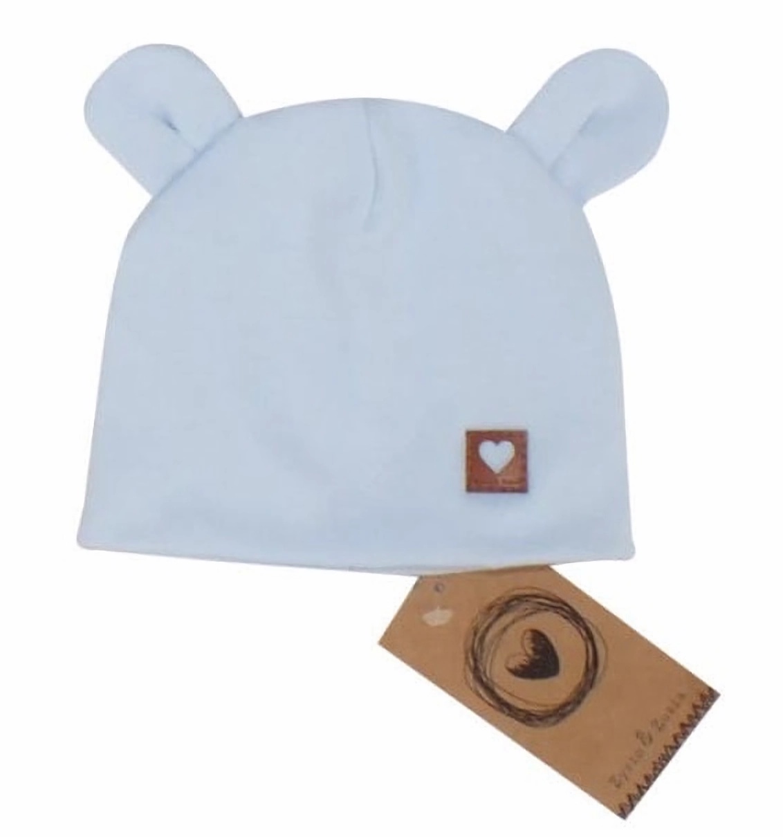 Z&Z Dvouvrstvá bavlněná čepička LOVE TEDDY