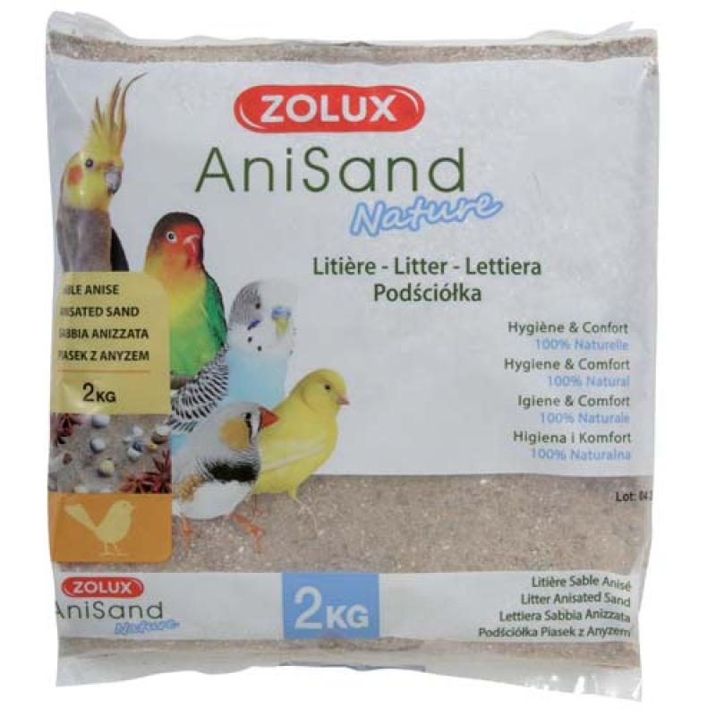Zolux ANISAND SAND NATURE 2kg písek s anízem Zolux