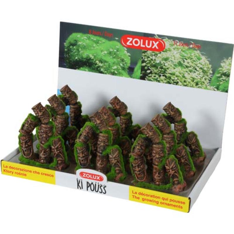 Zolux Dekorace do akvária TOTEM 3 se živými semínky mechu 10