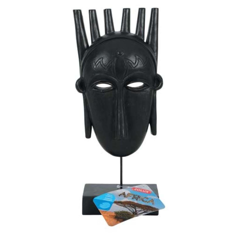 Zolux Dekorace do akvárií africká maska muž L 94x63x257mm Zolux