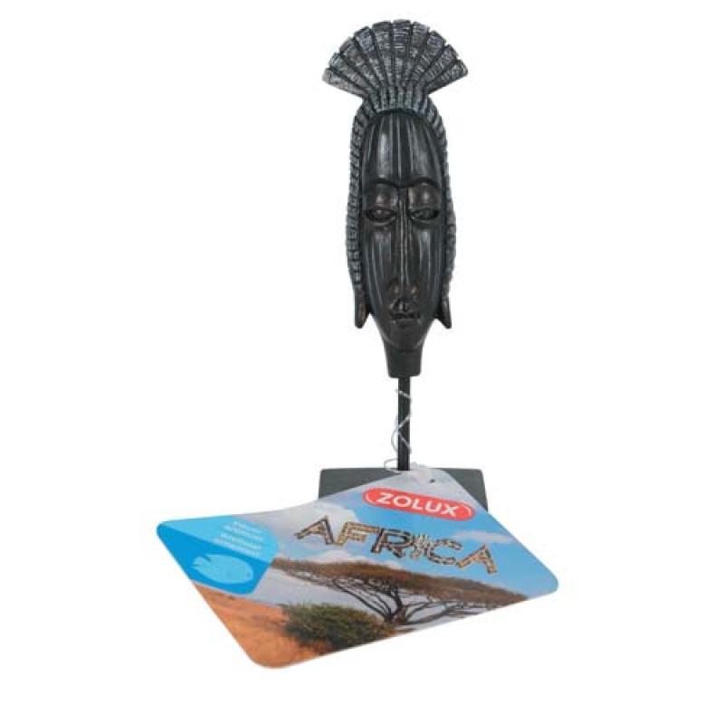 Zolux Dekorace do akvárií africká maska žena S 39x28x122mm Zolux