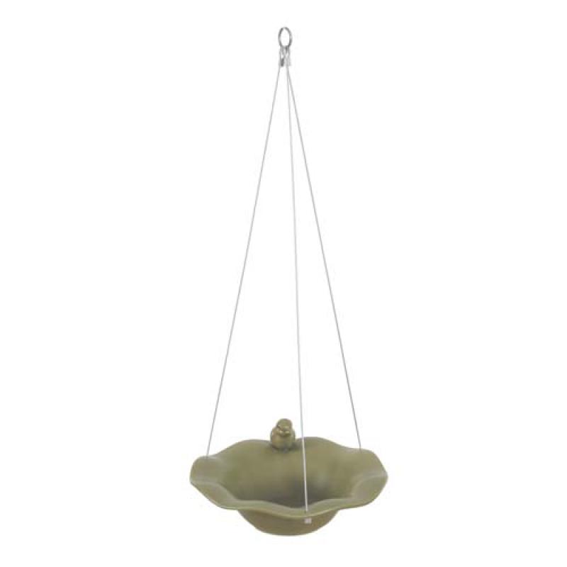 Zolux Keramická miska na vodu nebo krmivo 48cm/26cm zelená Zolux