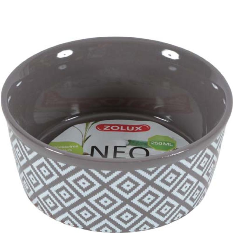 Zolux NEO SANDSTONE 250ml keramická miska pro hlodavce šedá Zolux