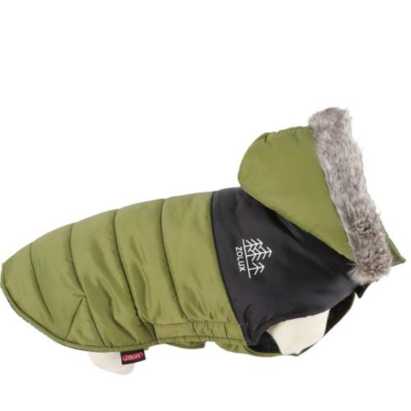 Zolux Nepromokavá bunda s kapucí pro psy 25cm khaki Zolux