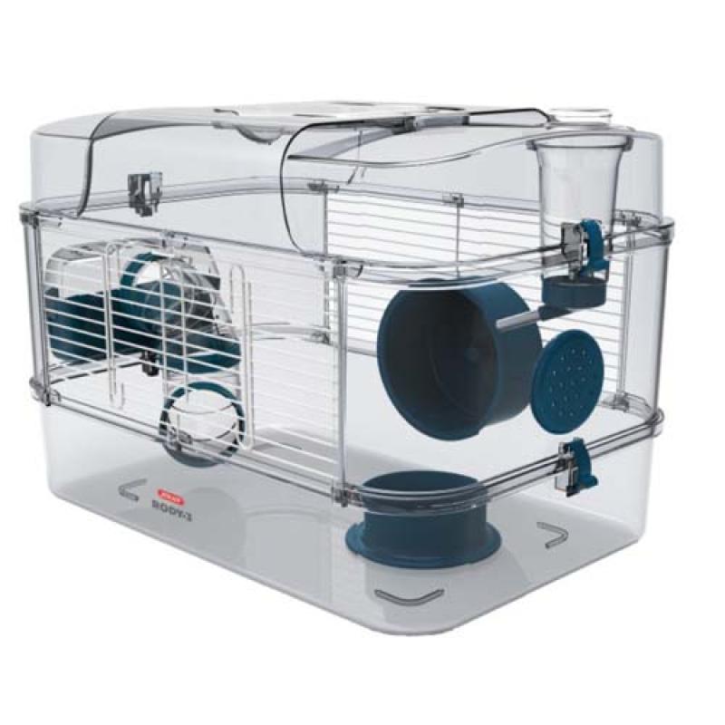 Zolux RODY3 SA klec SOLO BLUE 410x270x280mm Zolux