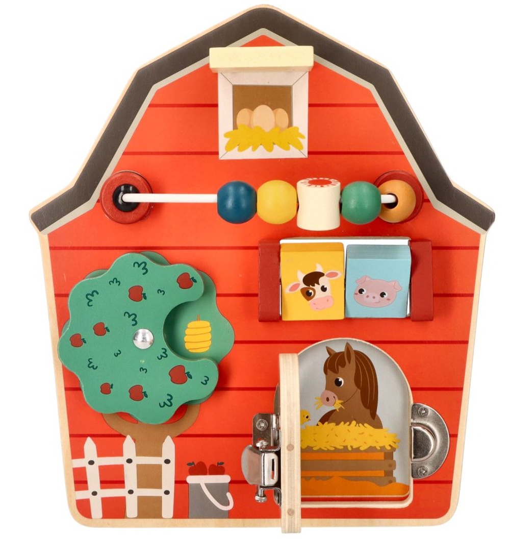 Adam Toys Aktivní montesori edukační dřevěná tabule