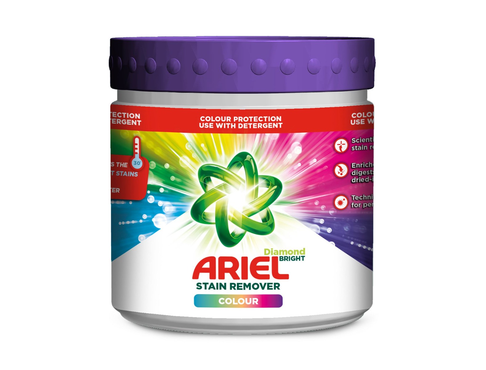 Ariel Odstraňovač skvrn na barevné prádlo prášek 500 g Ariel