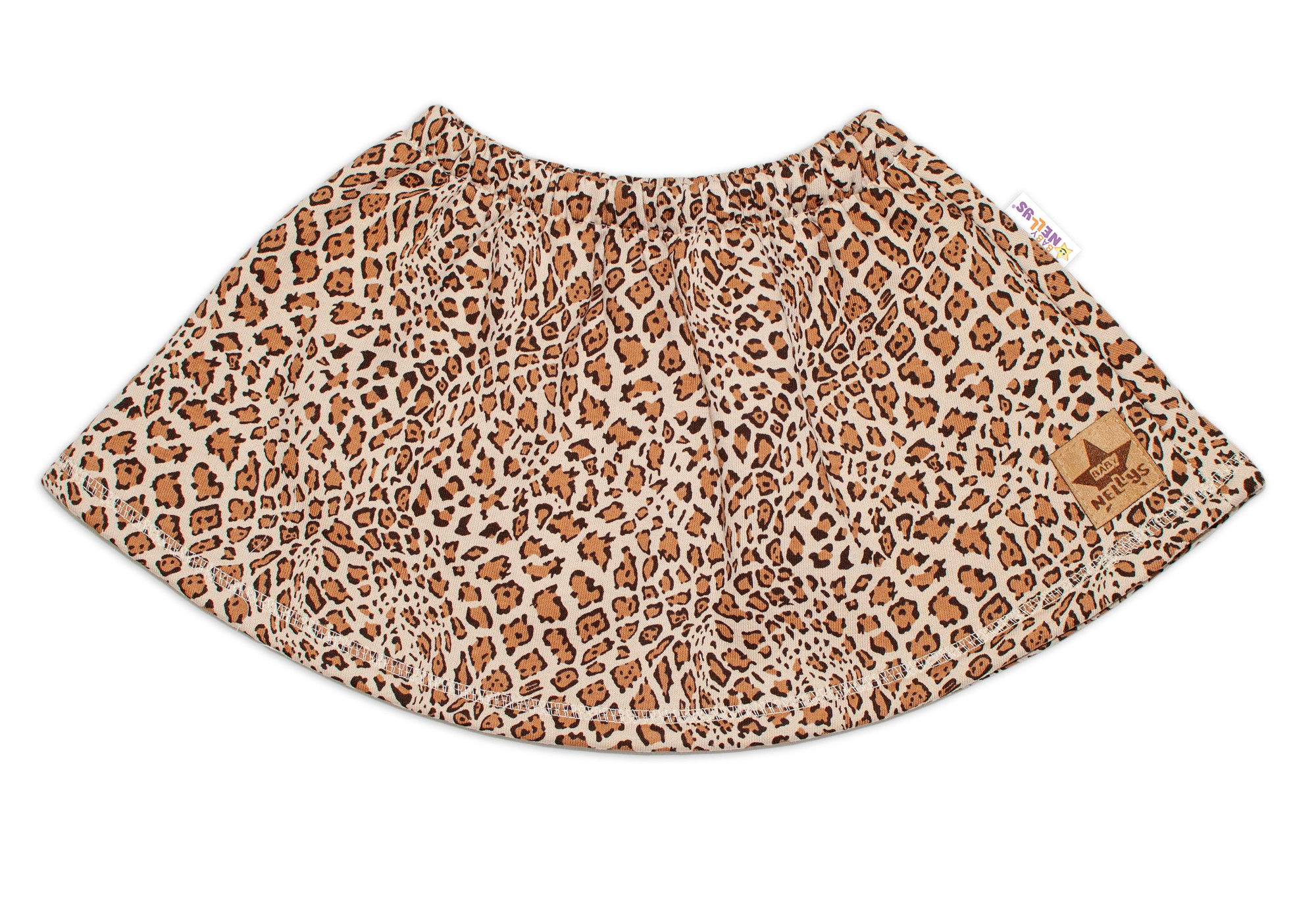 Baby Nellys Dětská sukně Gepard - hnědá