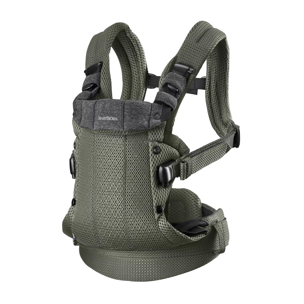 BabyBjörn Nosítko Harmony Dark Green 3D mesh