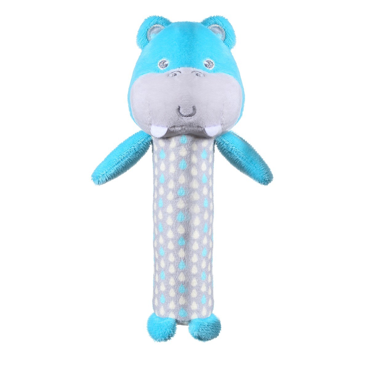 Babyono Plyšová pískací hračka Hippo Marcel
