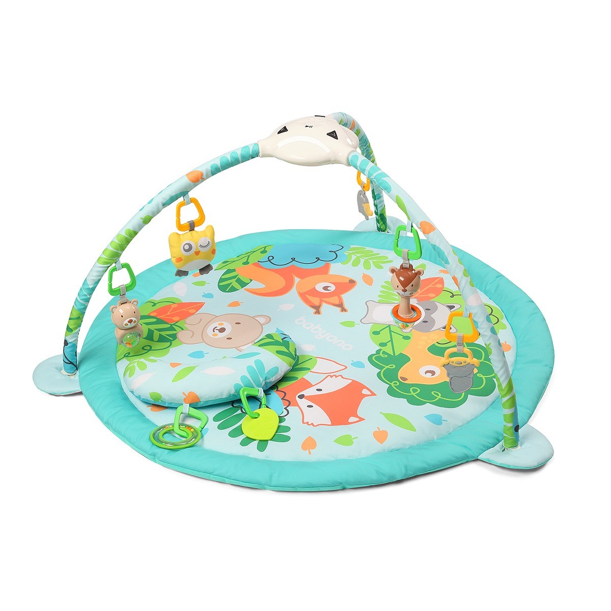 Babyono Vzdělávací hrací deka s projektorem Friendly Forest Babyono