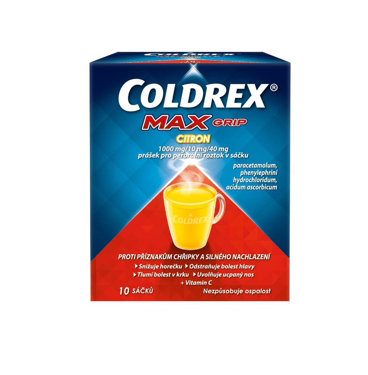 Coldrex MaxGrip Citron 10 sáčků Coldrex