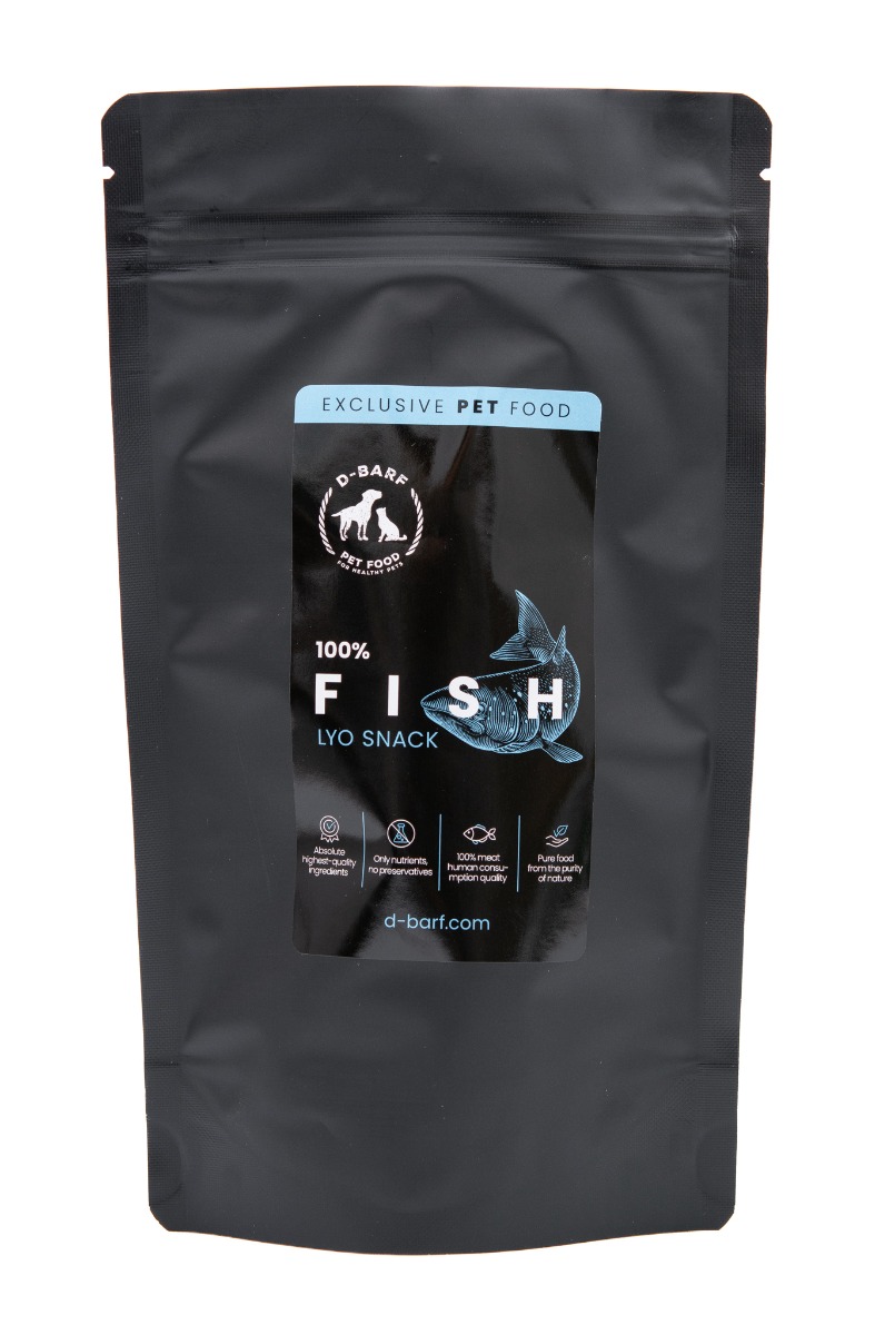 D-Barf Lyo rybí kousky snack pro psy a kočky 20 g D-Barf