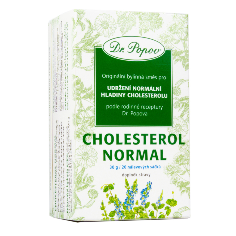 Dr. Popov Čaj Cholesterol normal nálevové sáčky 20x1