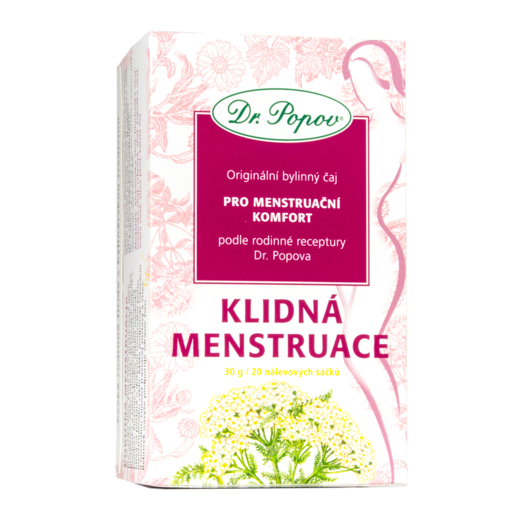 Dr. Popov Čaj Klidná menstruace nálevové sáčky 20x1