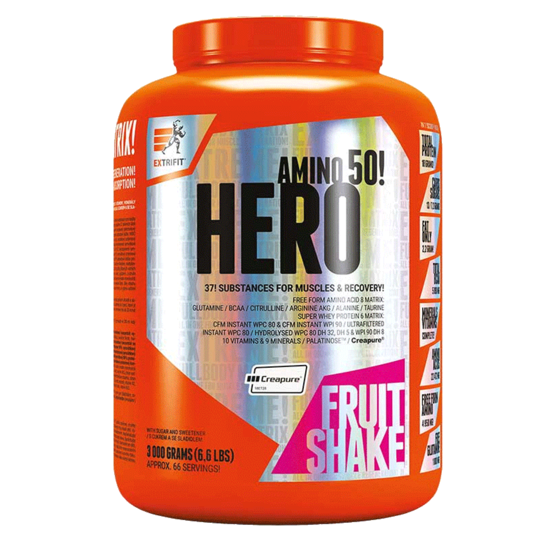 Extrifit Hero 3kg - ovocný shake Extrifit